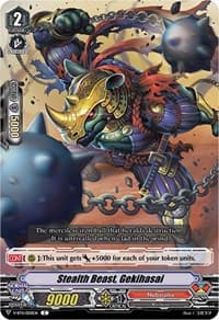 Stealth Beast, Gekihasai - V-BT11: Storm of the Blue Cavalry - Cardfight Vanguard card