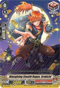Almsgiving Stealth Rogue, Jirokichi - V-BT11: Storm of the Blue Cavalry - Cardfight Vanguard card