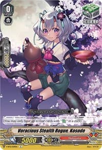Voracious Stealth Rogue, Kosode - V-BT11: Storm of the Blue Cavalry - Cardfight Vanguard card