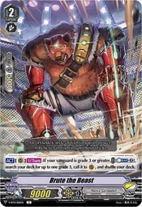 Brute the Beast - V-BT11: Storm of the Blue Cavalry - Cardfight Vanguard card