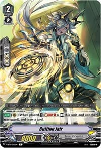 Cutting Jair - V-BT11: Storm of the Blue Cavalry - Cardfight Vanguard card