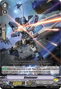 Blaujunger - V-BT11: Storm of the Blue Cavalry - Cardfight Vanguard card