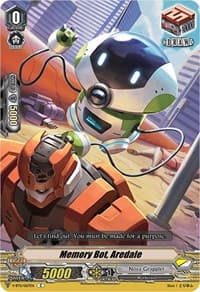 Memory Bot, Aredale - V-BT11: Storm of the Blue Cavalry - Cardfight Vanguard card