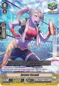 Earnest Second - V-BT11: Storm of the Blue Cavalry - Cardfight Vanguard card