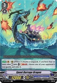 Spout Barrage Dragon - V-BT11: Storm of the Blue Cavalry - Cardfight Vanguard card