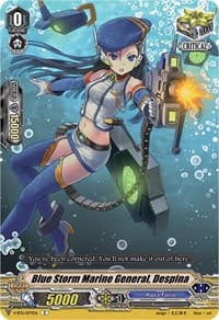 Blue Storm Marine General, Despina - V-BT11: Storm of the Blue Cavalry - Cardfight Vanguard card