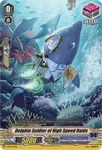 Dolphin Soldier of High Speed Raids - V-BT11: Storm of the Blue Cavalry - Cardfight Vanguard card