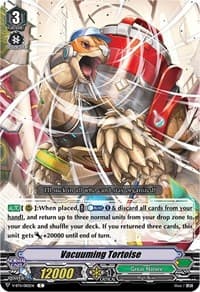 Vacuuming Tortoise - V-BT11: Storm of the Blue Cavalry - Cardfight Vanguard card