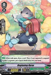 Beginning Hyrax - V-BT11: Storm of the Blue Cavalry - Cardfight Vanguard card