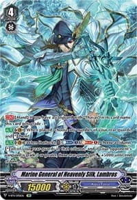 Marine General of Heavenly Silk, Lambros (SP) - V-BT11: Storm of the Blue Cavalry - Cardfight Vanguard card