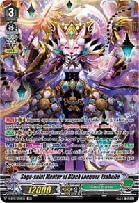 Sage-saint Mentor of Black Lacquer, Isabelle (SP) - V-BT11: Storm of the Blue Cavalry - Cardfight Vanguard card