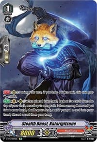 Stealth Beast, Katarigitsune (SP) - V-BT11: Storm of the Blue Cavalry - Cardfight Vanguard card