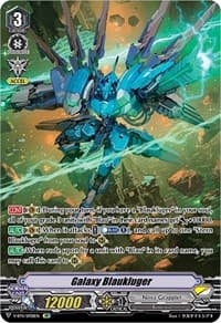 Galaxy Blaukluger (SP) - V-BT11: Storm of the Blue Cavalry - Cardfight Vanguard card