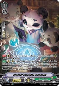 Diligent Assistant, Minibelly (SP) - V-BT11: Storm of the Blue Cavalry - Cardfight Vanguard card