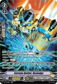Extreme Battler, Dosledge (SP) - V-BT11: Storm of the Blue Cavalry - Cardfight Vanguard card