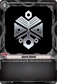 Quick Shield (Great Nature) (SP) - V-BT11: Storm of the Blue Cavalry - Cardfight Vanguard card