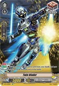 Twin Blader (SP) - V-BT11: Storm of the Blue Cavalry - Cardfight Vanguard card