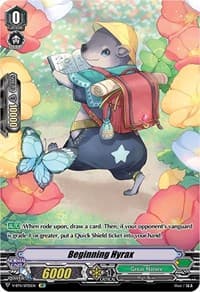 Beginning Hyrax (SP) - V-BT11: Storm of the Blue Cavalry - Cardfight Vanguard card
