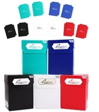 Standard Deck Blocks - Set of 5 (Holds 80+ cards) - Quiver Time Deck Boxes - Deck Boxes card