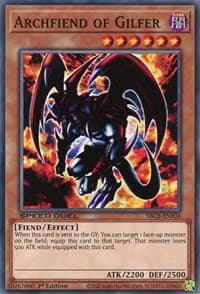 Archfiend of Gilfer - Speed Duel: Battle City Box - YuGiOh card
