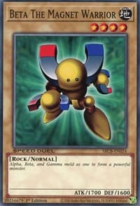 Beta The Magnet Warrior - Speed Duel: Battle City Box - YuGiOh card