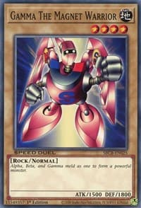 Gamma The Magnet Warrior - Speed Duel: Battle City Box - YuGiOh card