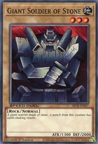 Giant Soldier of Stone - Speed Duel: Battle City Box - YuGiOh card