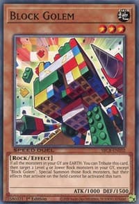 Block Golem - Speed Duel: Battle City Box - YuGiOh card