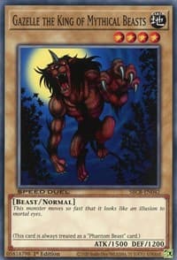 Gazelle the King of Mythical Beasts - Speed Duel: Battle City Box - YuGiOh card