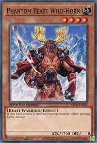 Phantom Beast Wild-Horn - Speed Duel: Battle City Box - YuGiOh card