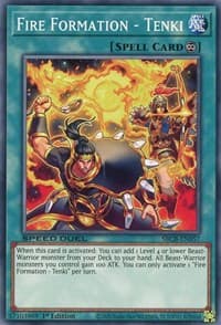 Fire Formation - Tenki - Speed Duel: Battle City Box - YuGiOh card