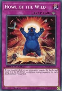 Howl of the Wild - Speed Duel: Battle City Box - YuGiOh card