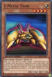 Z-Metal Tank - Speed Duel: Battle City Box - YuGiOh card