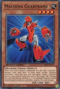 Machina Gearframe - Speed Duel: Battle City Box - YuGiOh card