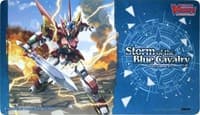 Cardfight!! Vanguard Sneak Preview Playmat: Storm of the Blue Cavalry - Exxtreme Battler, Victor - Bushiroad Playmats - Playmats card