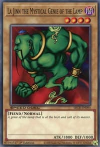 La Jinn the Mystical Genie of the Lamp - Speed Duel: Battle City Box - YuGiOh card