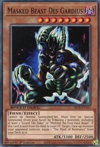 Masked Beast Des Gardius - Speed Duel: Battle City Box - YuGiOh card