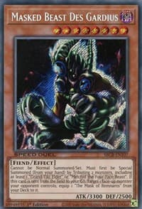 Masked Beast Des Gardius (Secret) - Speed Duel: Battle City Box - YuGiOh card