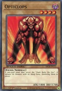 Opticlops - Speed Duel: Battle City Box - YuGiOh card