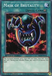 Mask of Brutality - Speed Duel: Battle City Box - YuGiOh card
