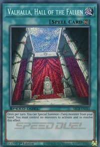Valhalla, Hall of the Fallen (Secret) - Speed Duel: Battle City Box - YuGiOh card