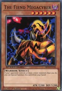 The Fiend Megacyber - Speed Duel: Battle City Box - YuGiOh card