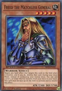 Freed the Matchless General - Speed Duel: Battle City Box - YuGiOh card