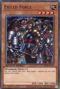 Exiled Force - Speed Duel: Battle City Box - YuGiOh card