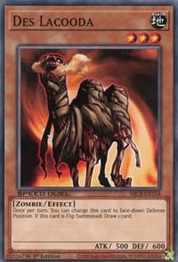 Des Lacooda - Speed Duel: Battle City Box - YuGiOh card