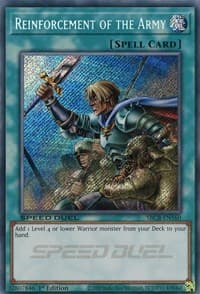 Reinforcement of the Army (Secret) - Speed Duel: Battle City Box - YuGiOh card