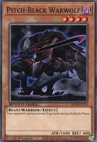 Pitch-Black Warwolf - Speed Duel: Battle City Box - YuGiOh card