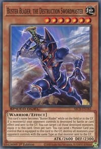 Buster Blader, the Destruction Swordmaster - Speed Duel: Battle City Box - YuGiOh card