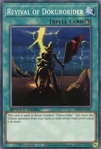 Revival of Dokurorider - Speed Duel: Battle City Box - YuGiOh card