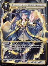 Exorcist Mage at the Academy (Full Art) - The Epic of the Dragon Lord - Force of Will card